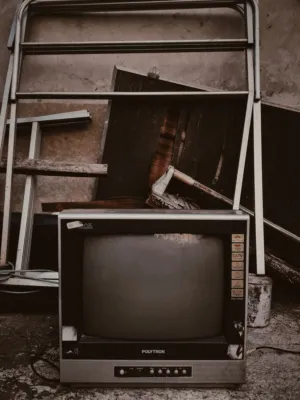 Abandoned Tv Set