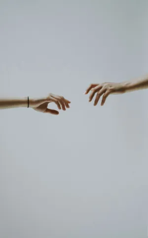 Hands Reaching Out