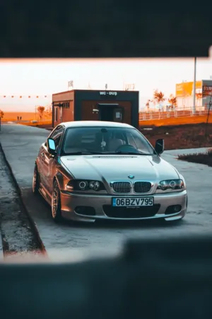 Silver Bmw Car