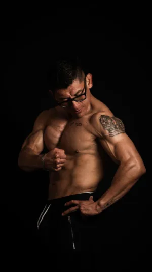 Muscular Man With Tattoos