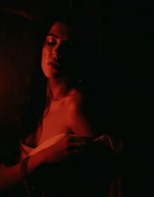 Red-Lit Portrait