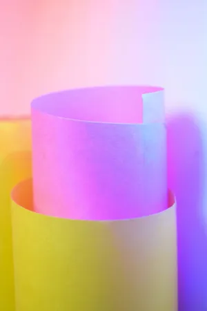 Colorful Paper Cylinder