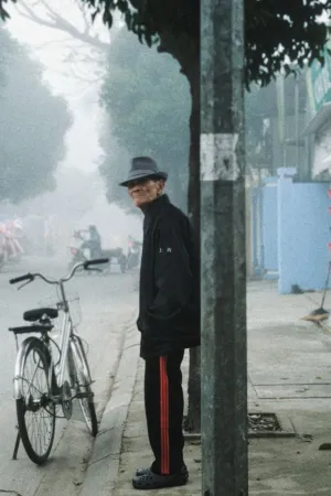 Senior Man With Bicycle