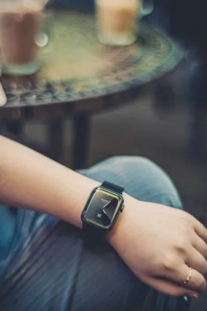 Modern Watch On Wrist