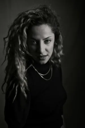 Curly Hair Portrait