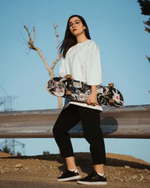 Skateboarder In Urban Setting