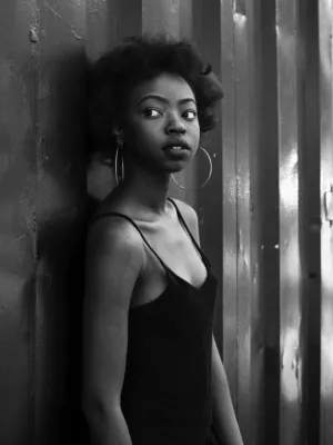 Black And White Portrait