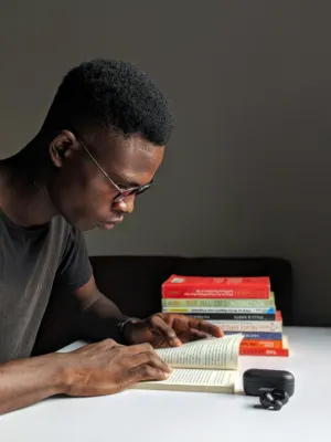 Man Reading Book