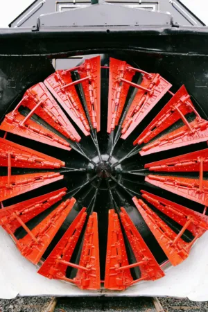 Red And Black Machinery