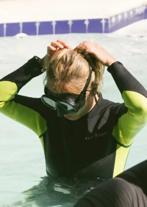 Swimmer In Wetsuit