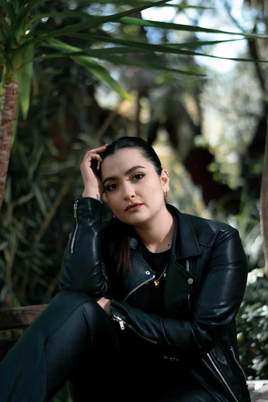 Leather Jacket And Nature