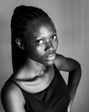 Black And White Portrait