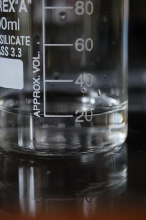 Glass Beaker Close-Up