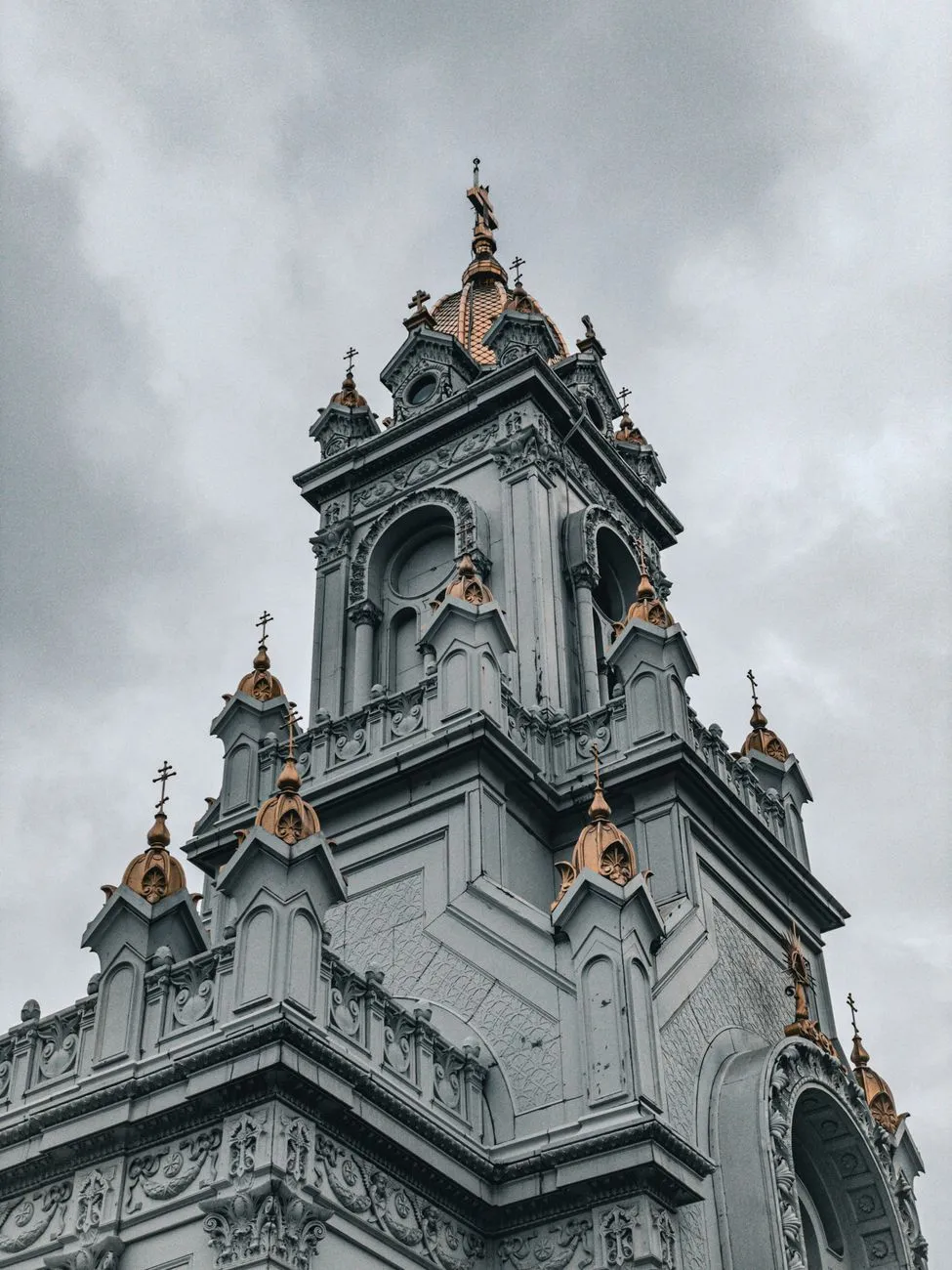 Grey And Gold Cathedral