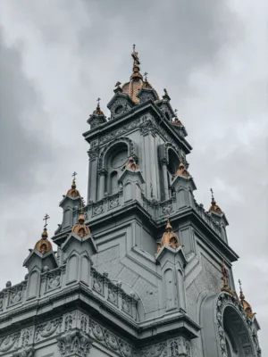 Grey And Gold Cathedral
