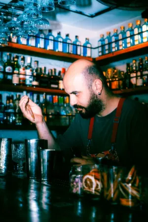 Bartender At Work
