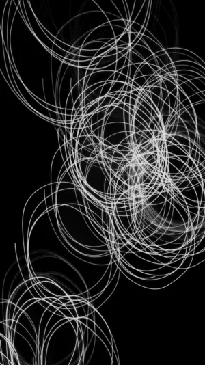 Abstract Black And White Lines