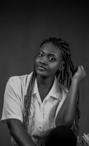 Black And White Portrait