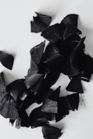 Black Charcoal Shavings