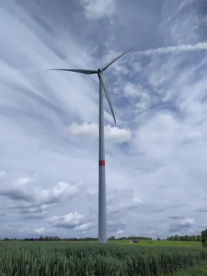 Wind Turbine In A Field