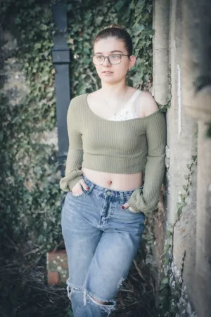 Teenage Girl In Urban Setting