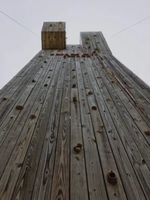 Wooden Climbing Wall
