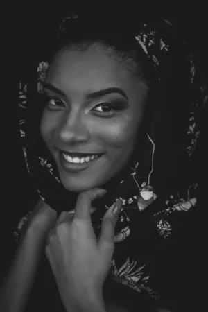 Black And White Portrait