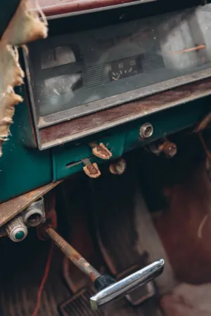 Rustic Car Dashboard