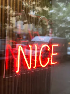 Red Neon Sign