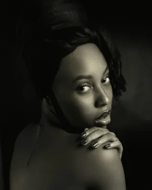 Black And White Portrait