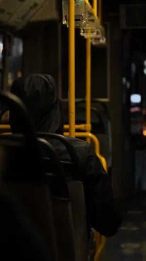 Person On A Bus