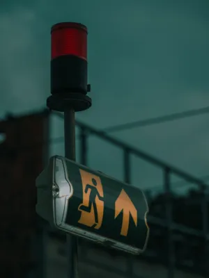 Emergency Exit Sign