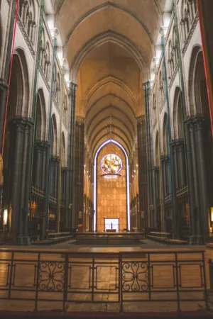 Stained Glass Cathedral Interior