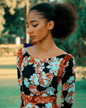 Floral Fashion Portrait