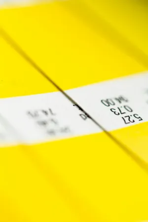 Yellow Surface With Text