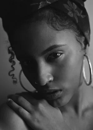 Black And White Portrait