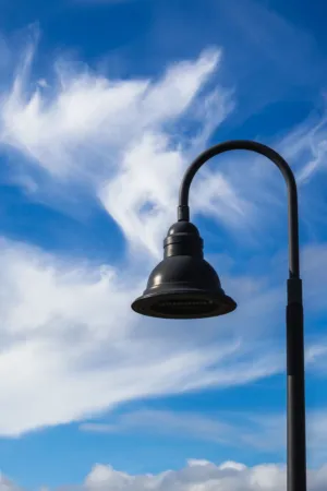 Street Lamp Against The Sky