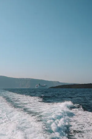 Cruise Ship At Sea