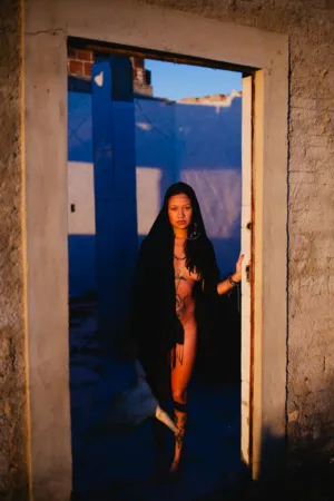 Nude Woman In Doorway