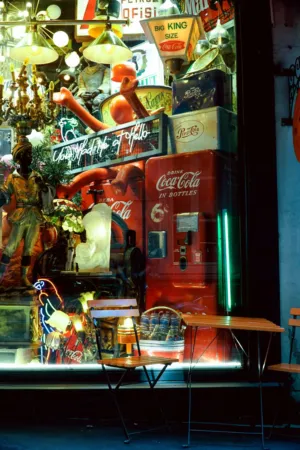 Vintage Soda Machine Display