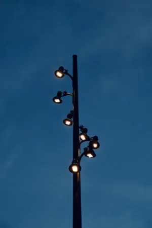 Street Light At Dusk