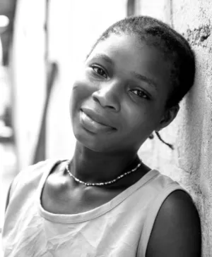 Black And White Portrait