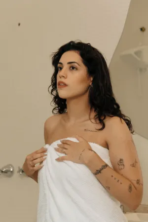 Towel-Wrapped Woman