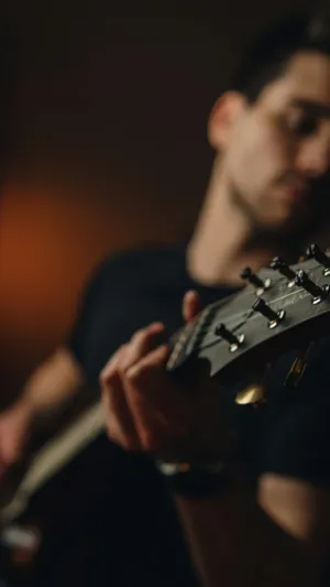 Guitarist In Dark