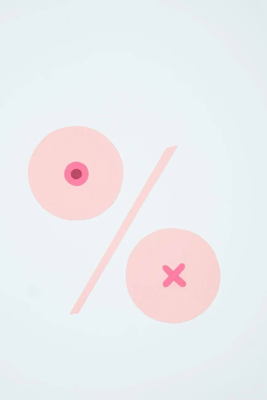 Abstract Art With Pink Circles And Cross