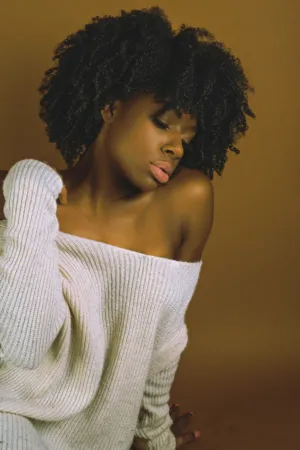 Off-The-Shoulder Knit Sweater