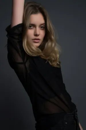 Black Sheer Top