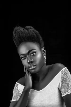 Black And White Portrait