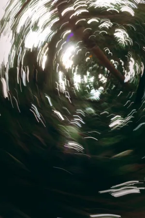 Twirling Light Streaks