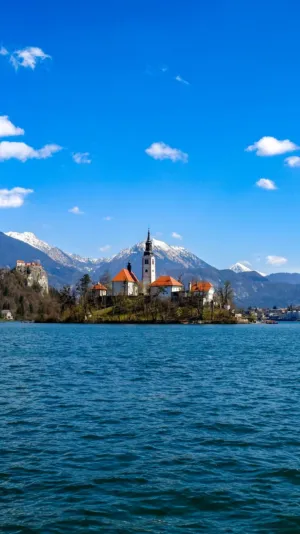 Bled Lake And Church